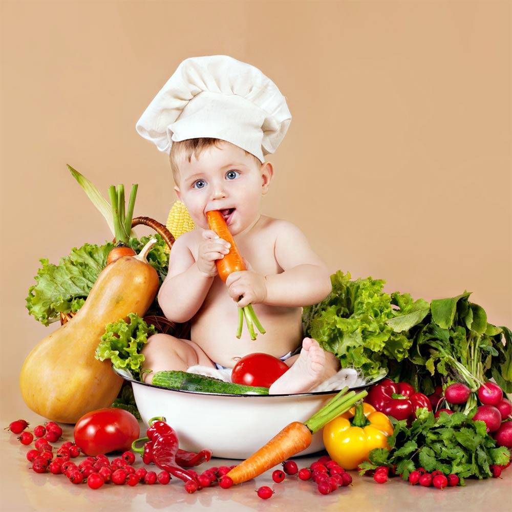 Сырые овощи и фрукты при зеленом поносе ребенку противопоказаны