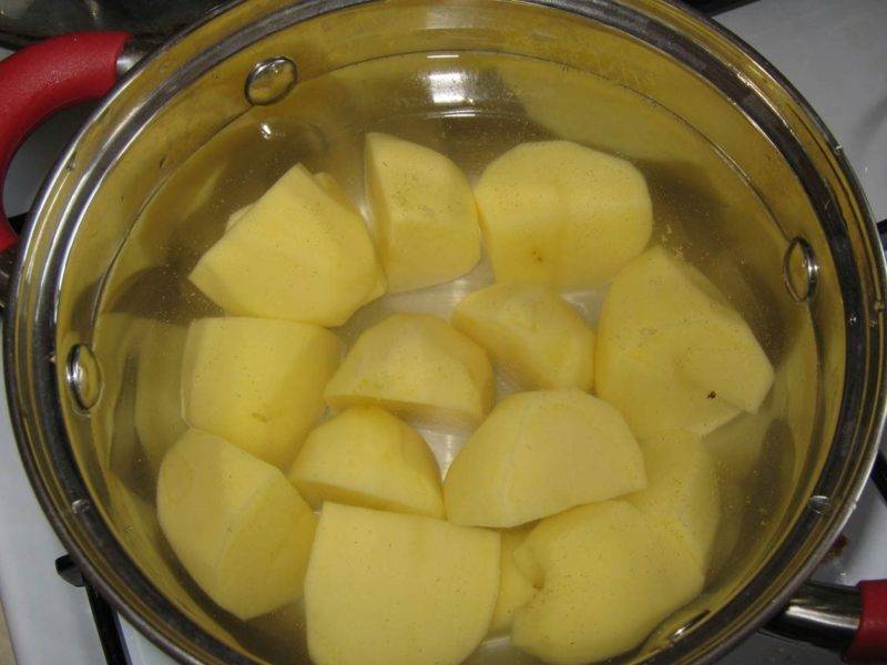 Вымачивание очищенного картофеля